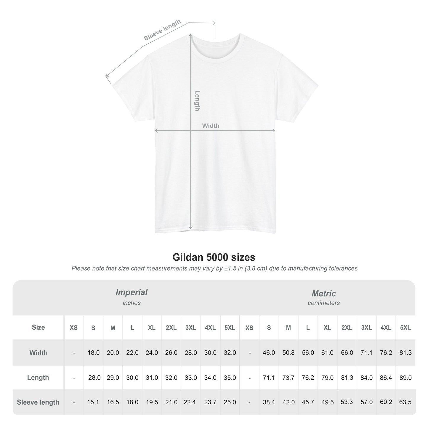 Heavy Cotton Tee- Unisex